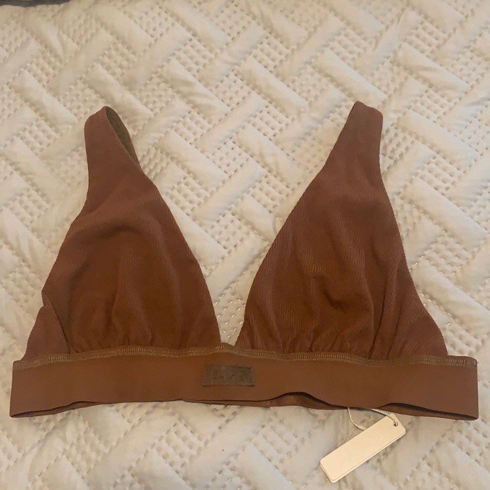 NWT Skims Copper Bralette Sz L